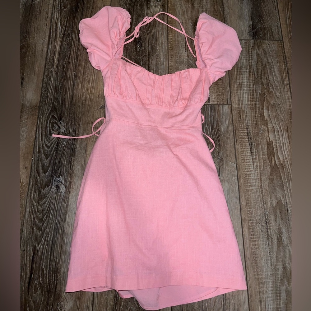 Pink american threads dress